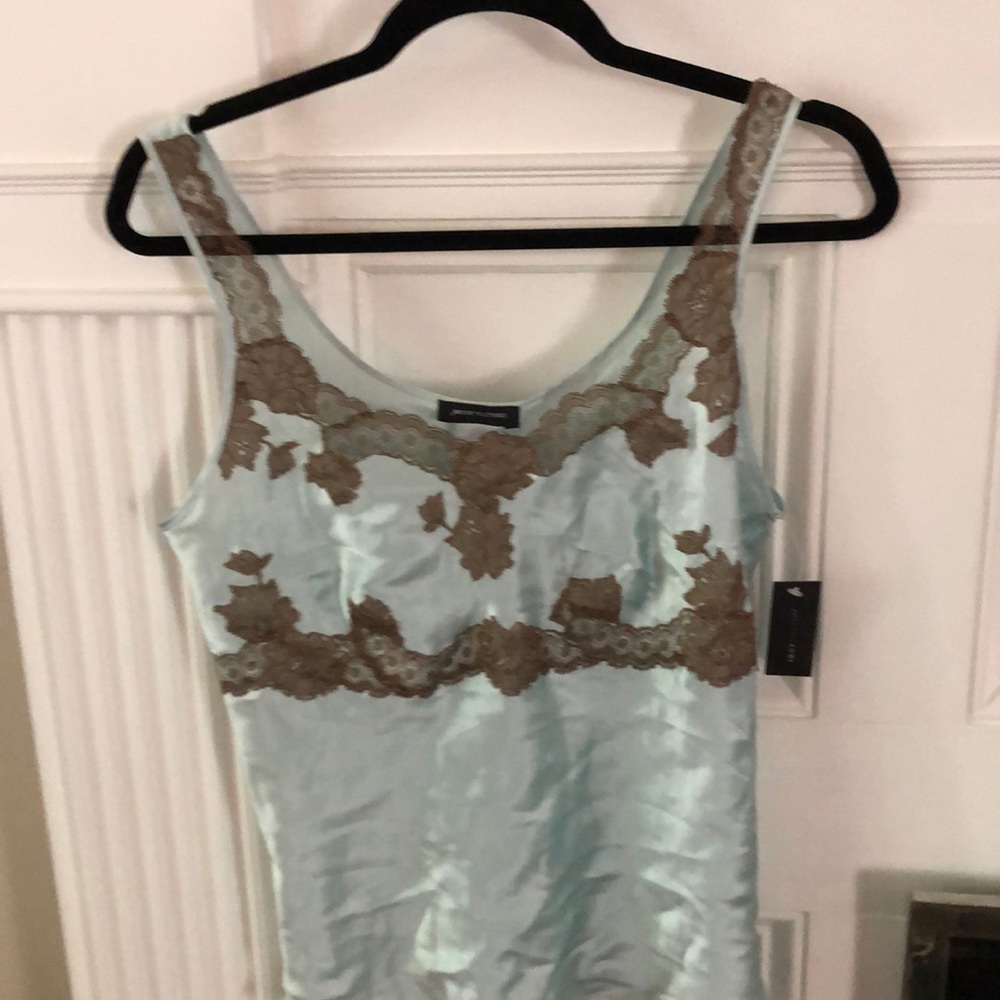 Silk aqua cami